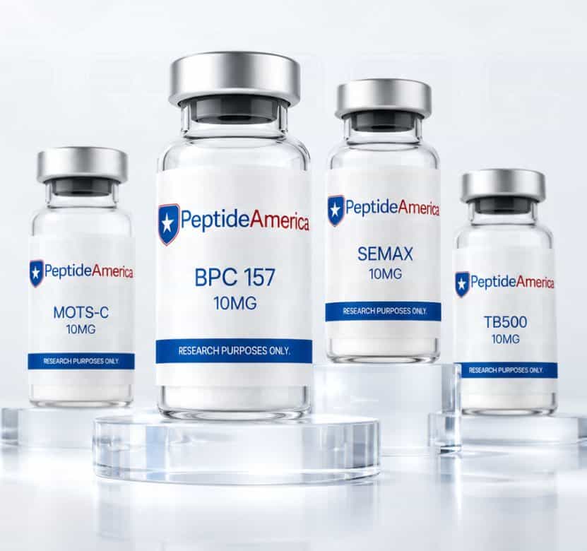 PeptideAmerica research-use vials